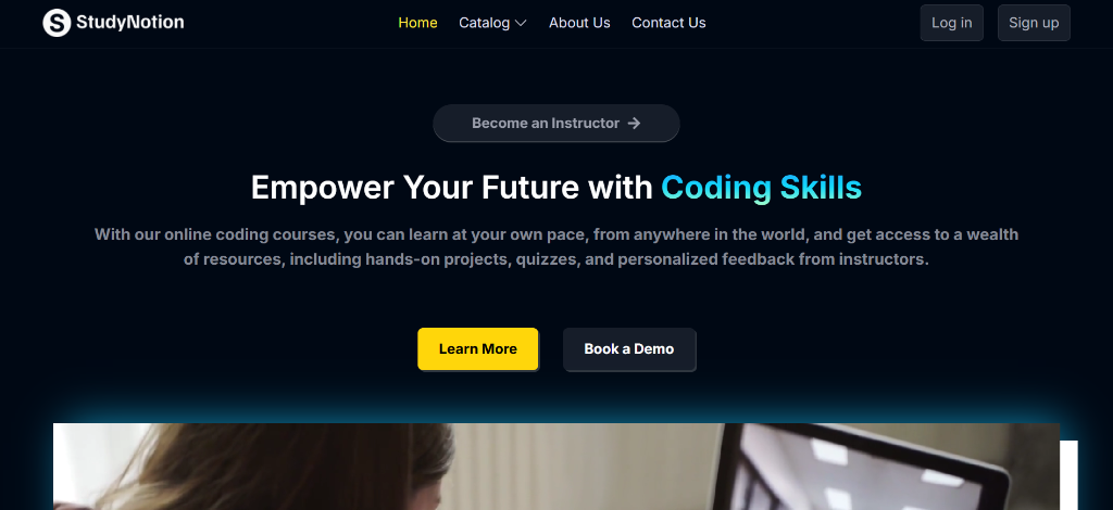 EduTech – StudyNotion screenshot 1